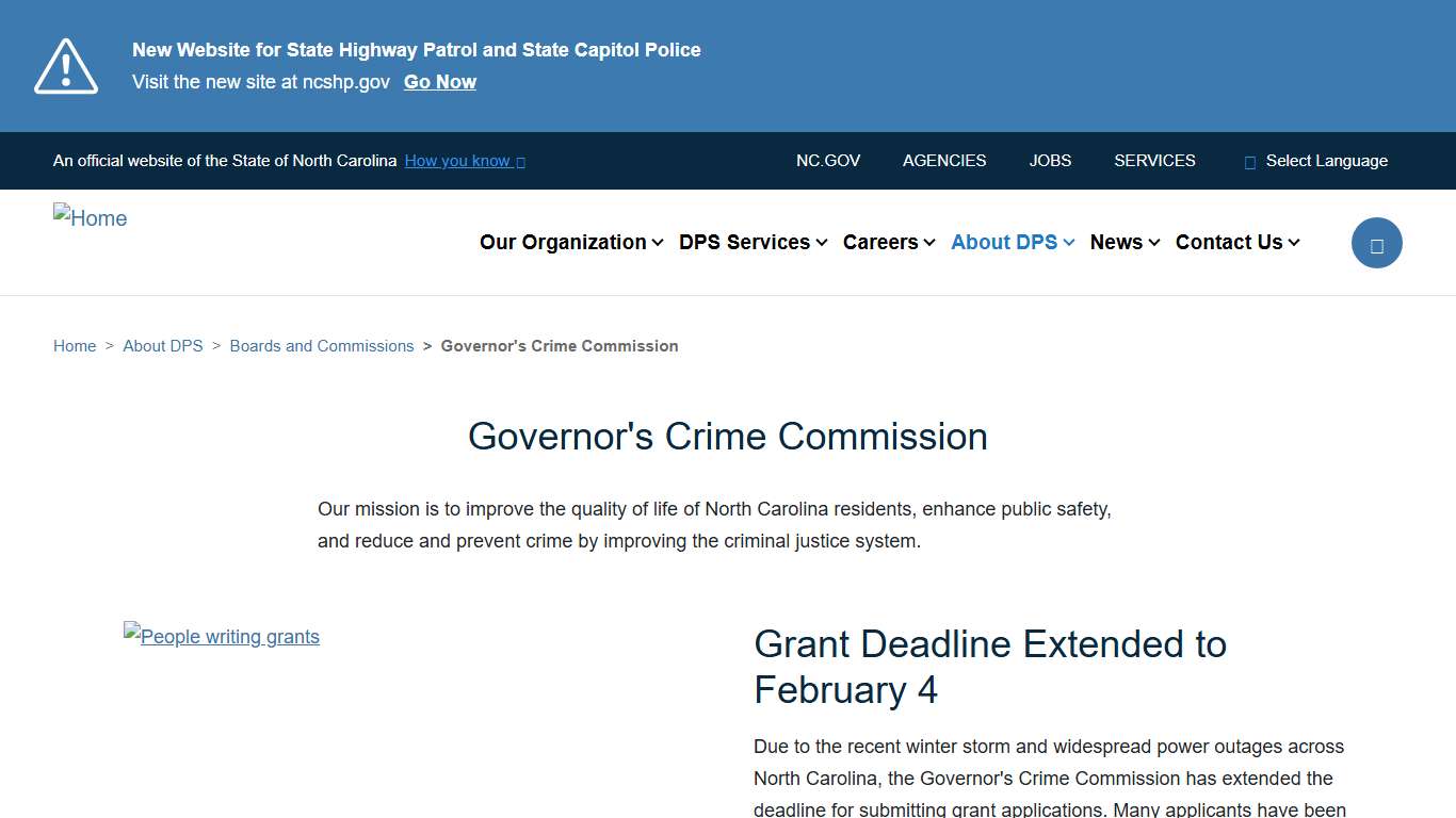 Governor's Crime Commission NC DPS